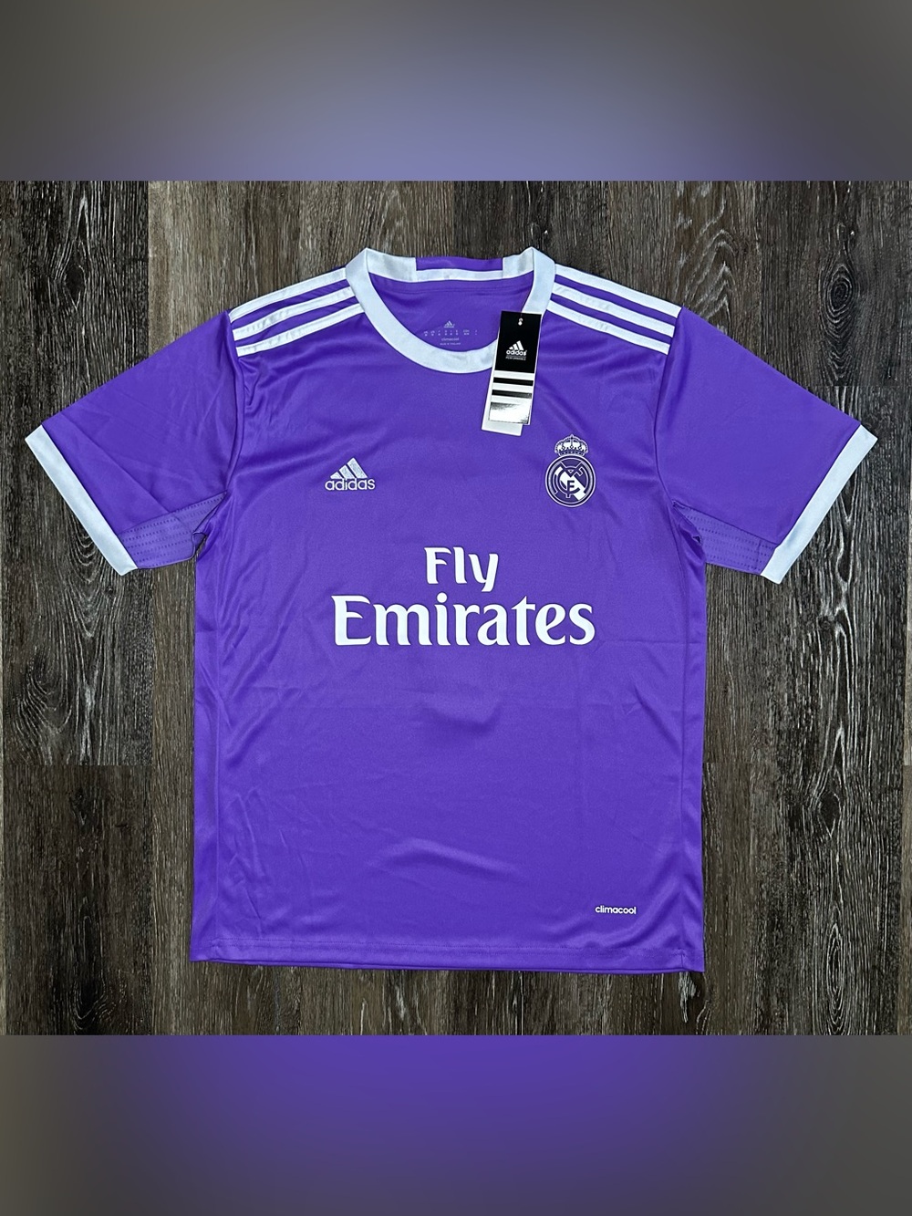 2016-2017 purple Ronaldo 7 Real Madrid away jersey